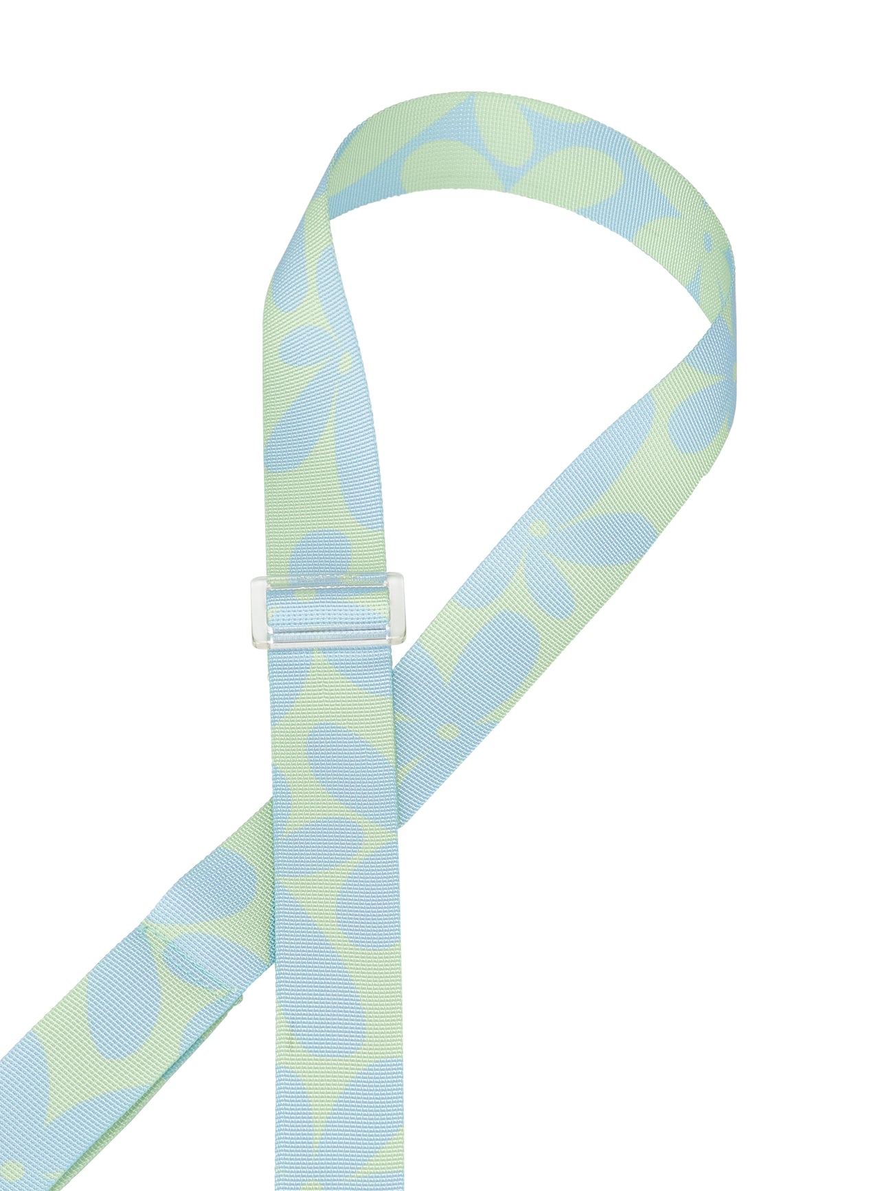 Sport Strap- Cool Grey Flora on Mint