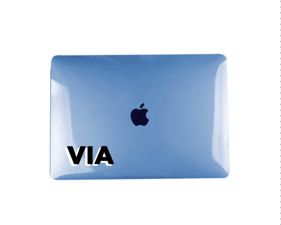 Crystal Laptop Case Peony Blue - Main Image