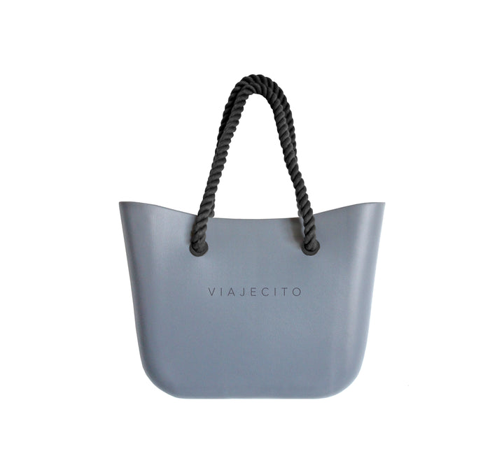 EYELETS NYLON TOTE BAG (GREY) 3060B EYELETS NYLON TOTE BAG (GREY